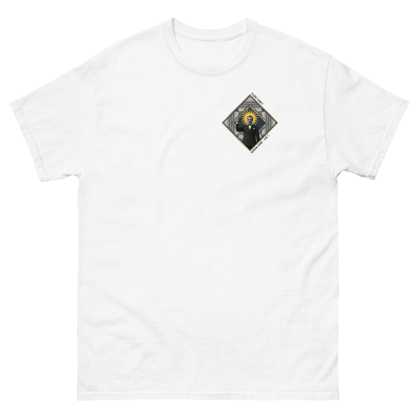 Kurdim Icons SZN1 - Yilmaz Guney - T-Shirt - White