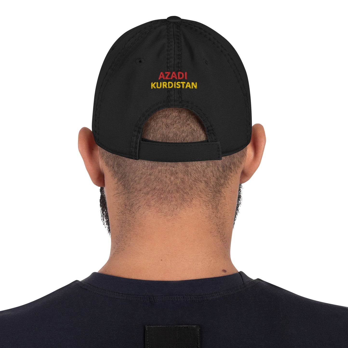 Kurdim Special Edition Logo Distressed Dad Cap - Black