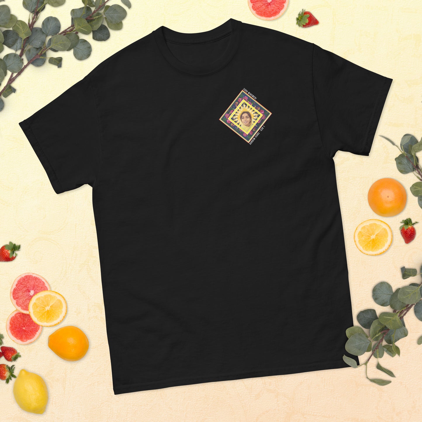 Kurdim Icons SZN1 - Zara Mihemedî - T-Shirt - Black