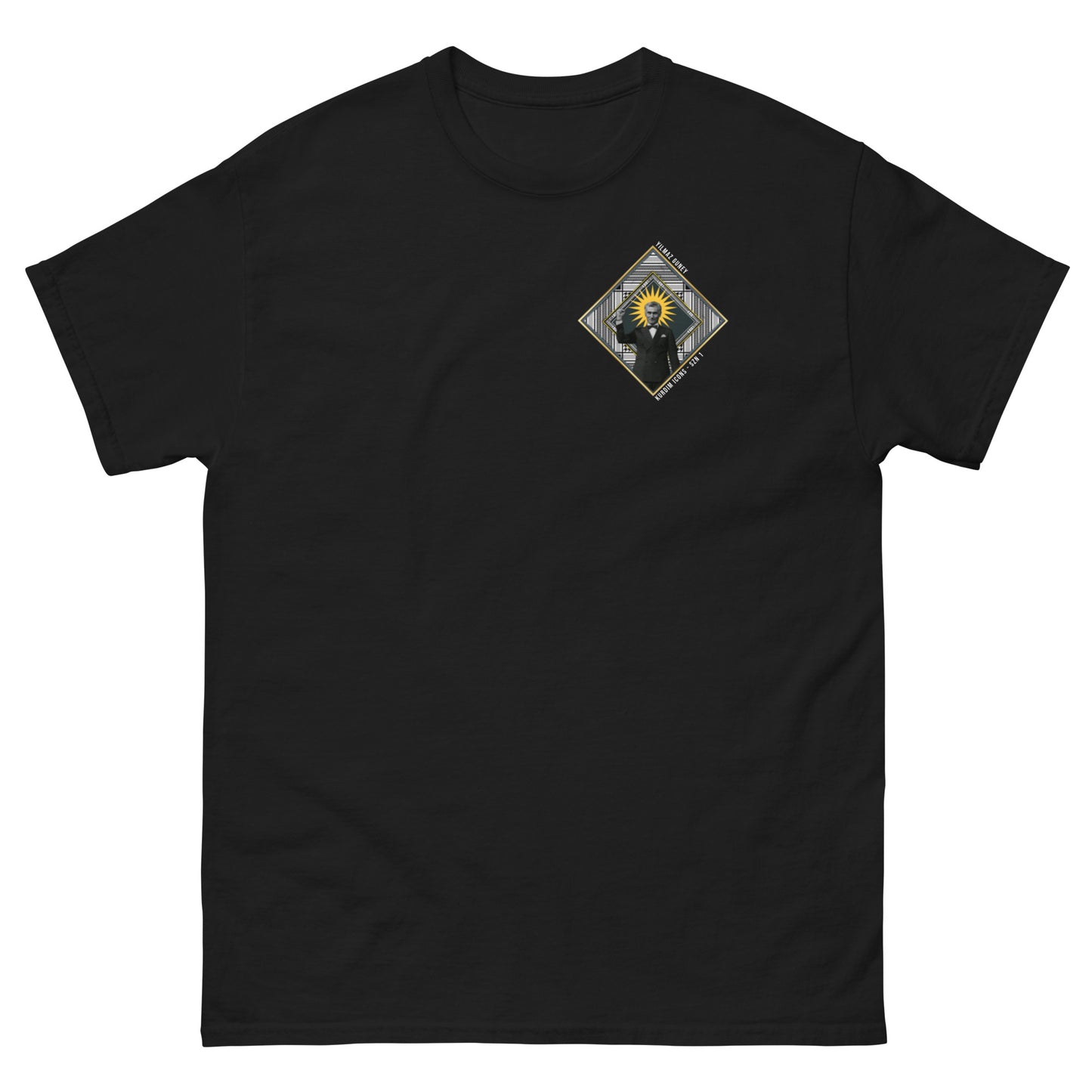 Kurdim Icons SZN1 - Yilmaz Guney - T-Shirt - Black