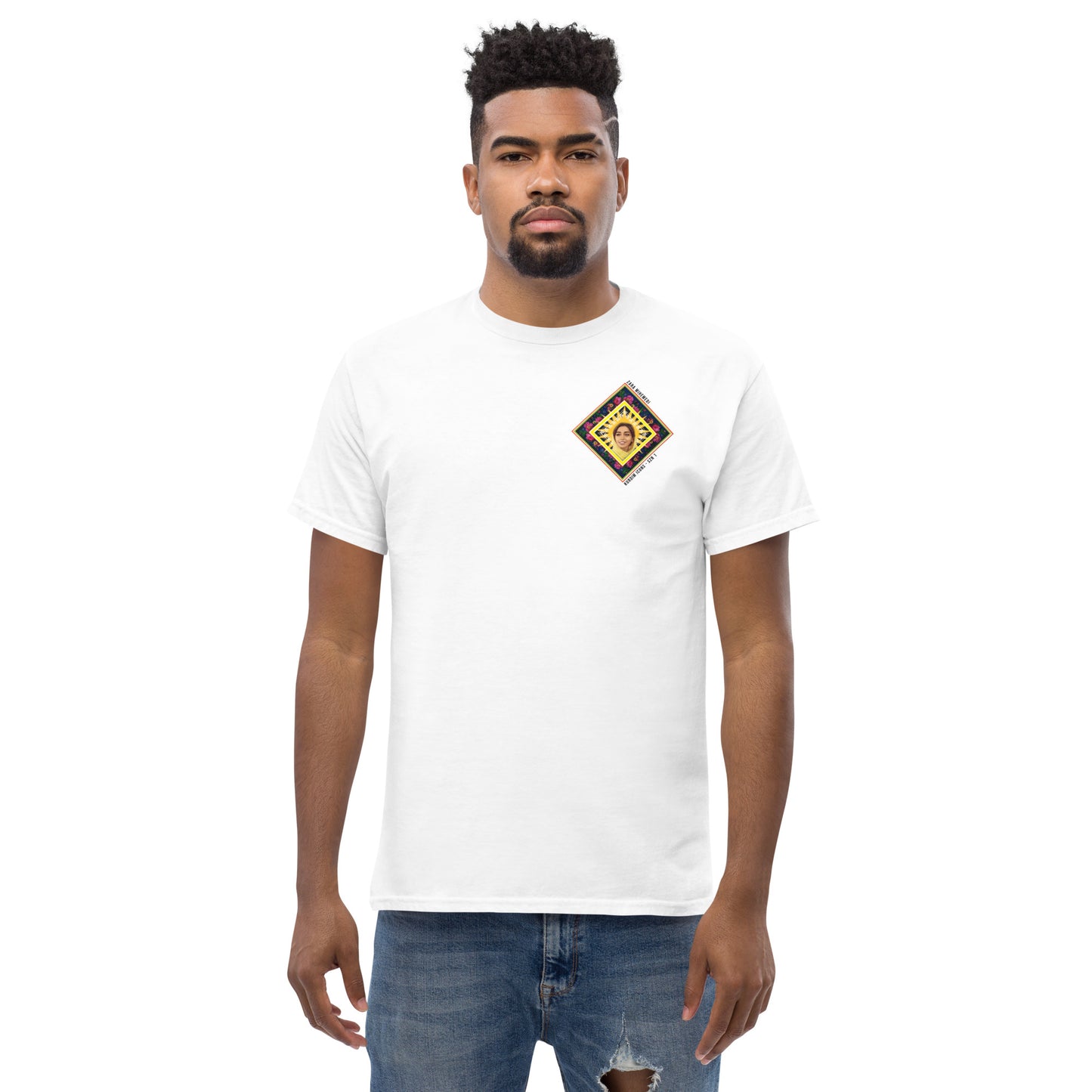 Kurdim Icons SZN1 - Zara Mihemedî - T-Shirt - White