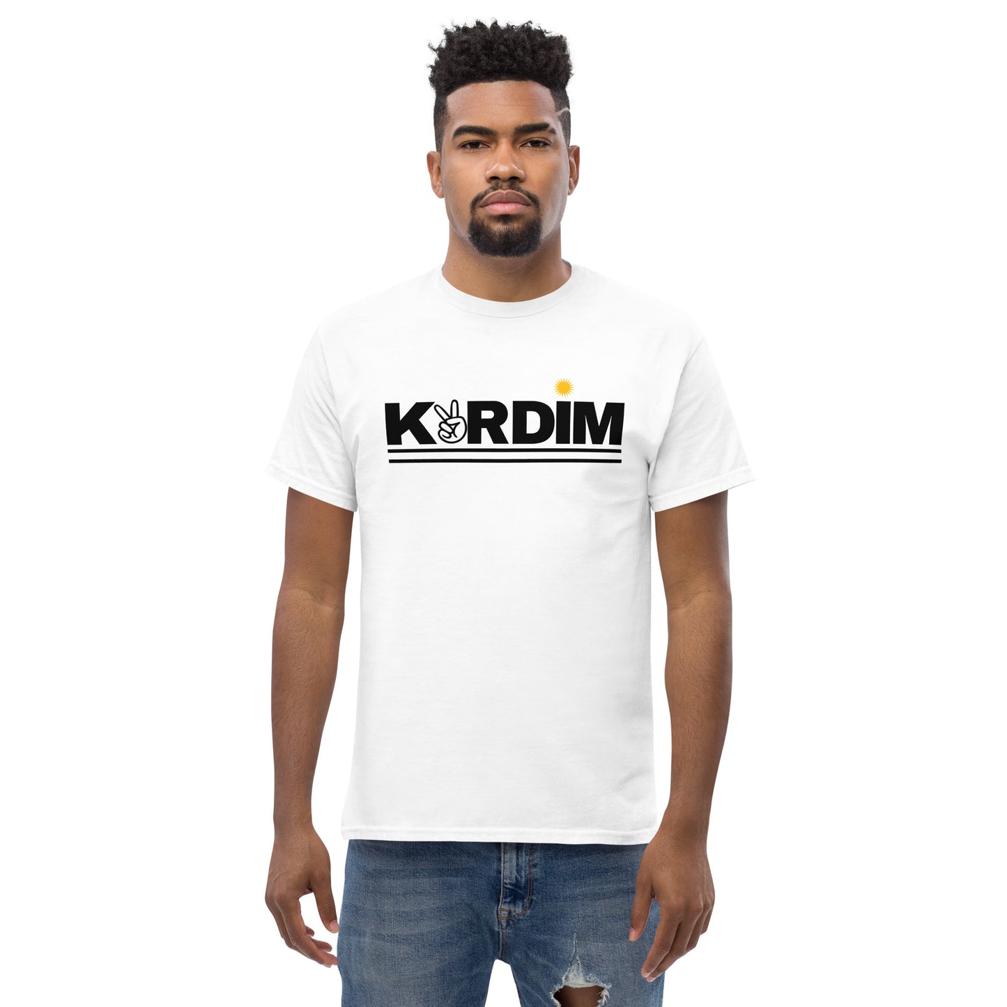 Kurdim Essential Logo Tee - White