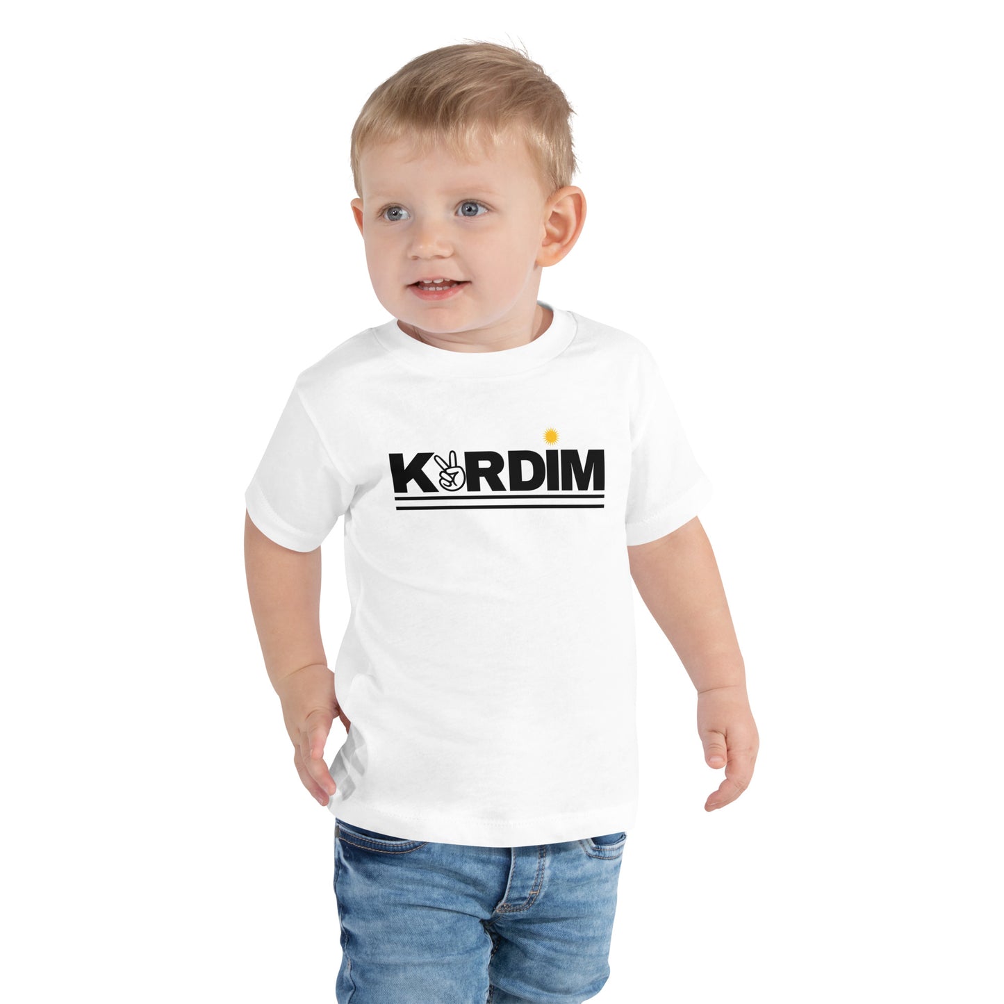 Toddler Kurdim Essentials T-Shirt - White