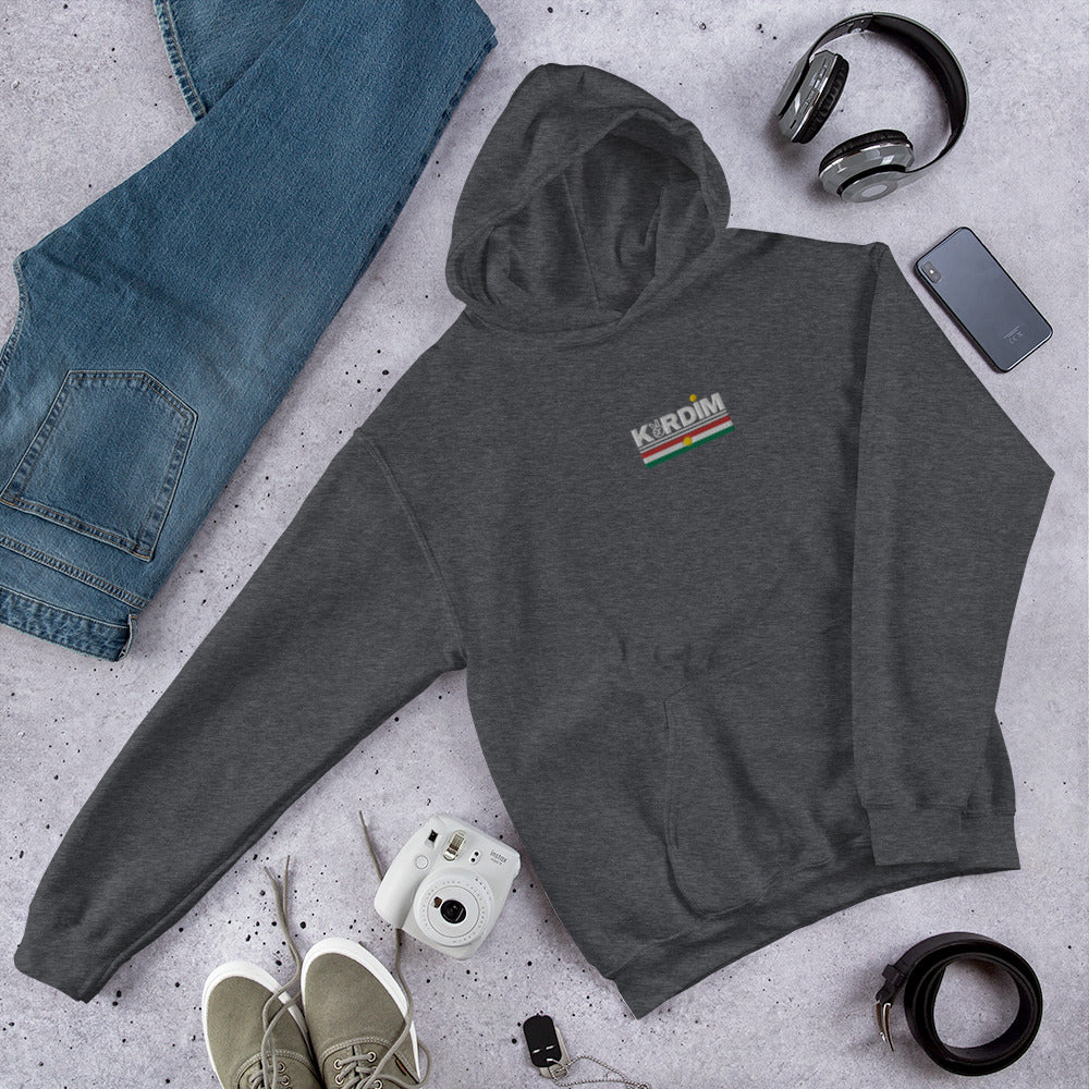 Grey sale embroidered hoodie